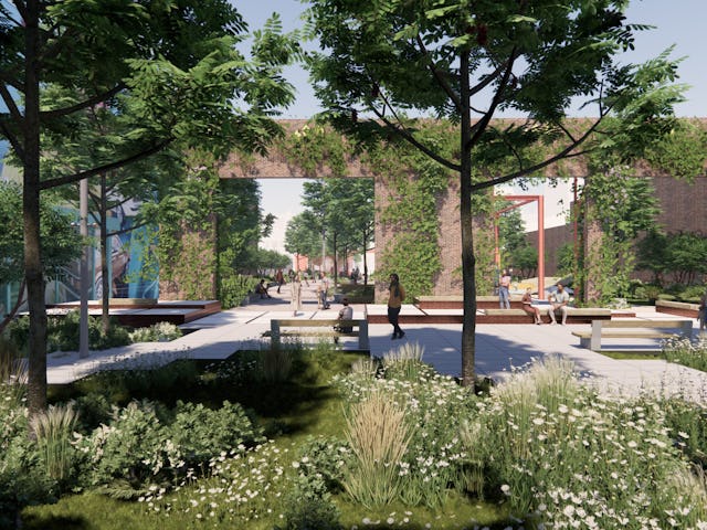 Kleine Zennepark. Beeld: OKRA Landschapsarchitecten en BRUT