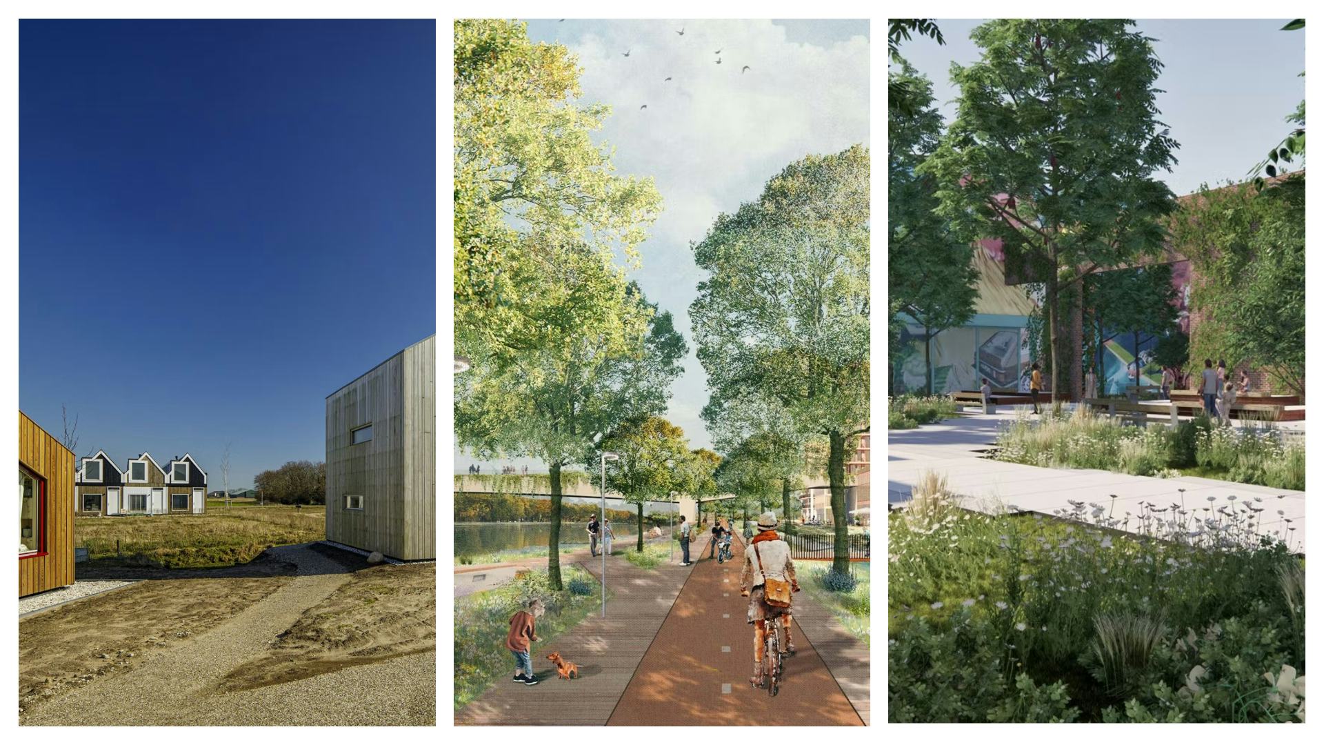Vlnr: Buurtskap de Tuunen, Vitaal Nijmegen Winkelsteeg en Kleine Zennepark
| Beeld vlnr: IC4U, PosadMaxwan en Okra & BRUT