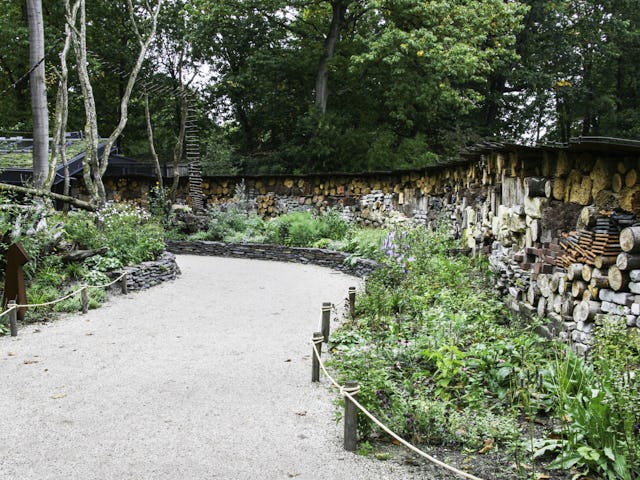 Het 100 meter lange insectenhotel