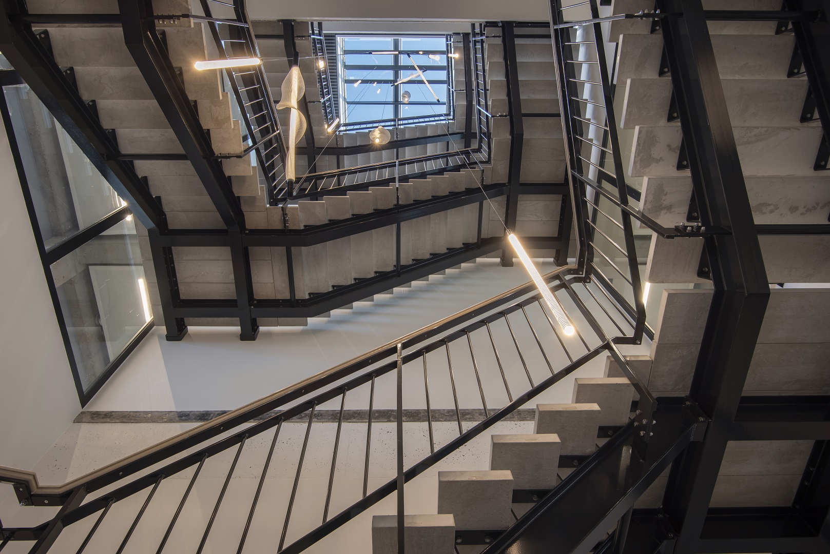 Nieuwe trap. Beeld Peter de Ruig