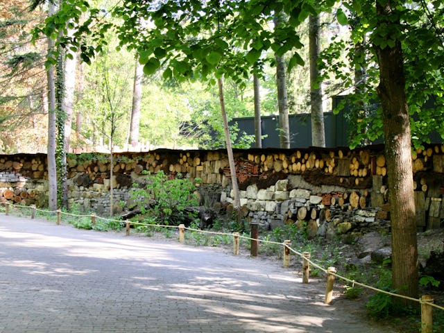 Het 100 meter lange insectenhotel