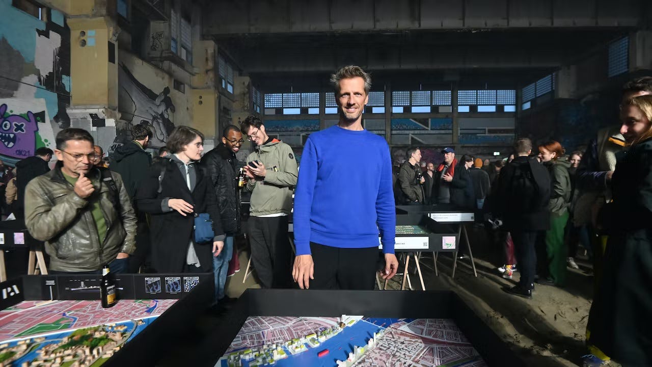 Kristian Koreman van het ‘Ministerie van Maak!': "We proberen Hugo de Jonge een beetje te helpen". Beeld Ries van Wendel de Joode