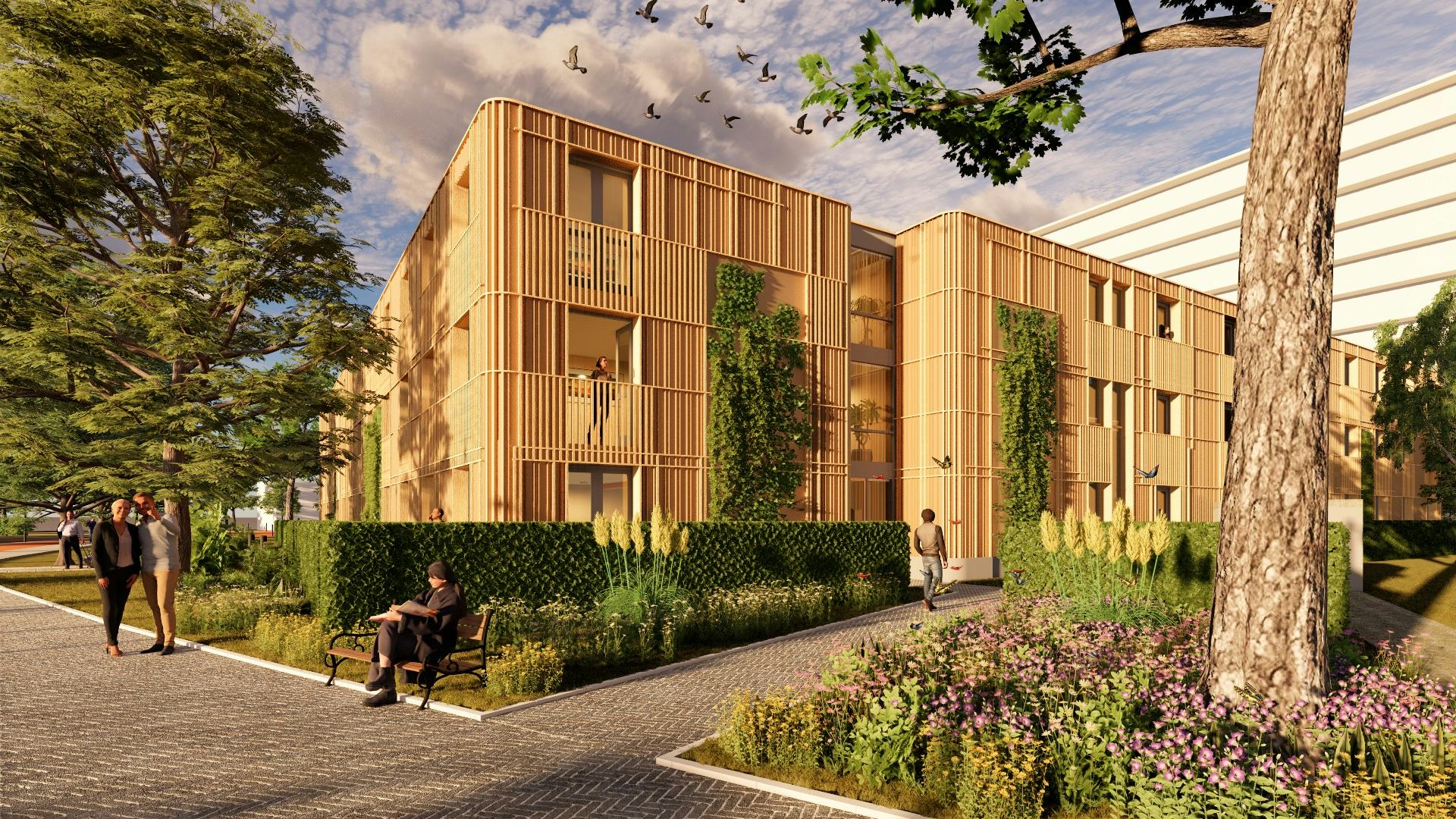 Urban Climate Architects bouwt massief houten zorggebouw in Nederland