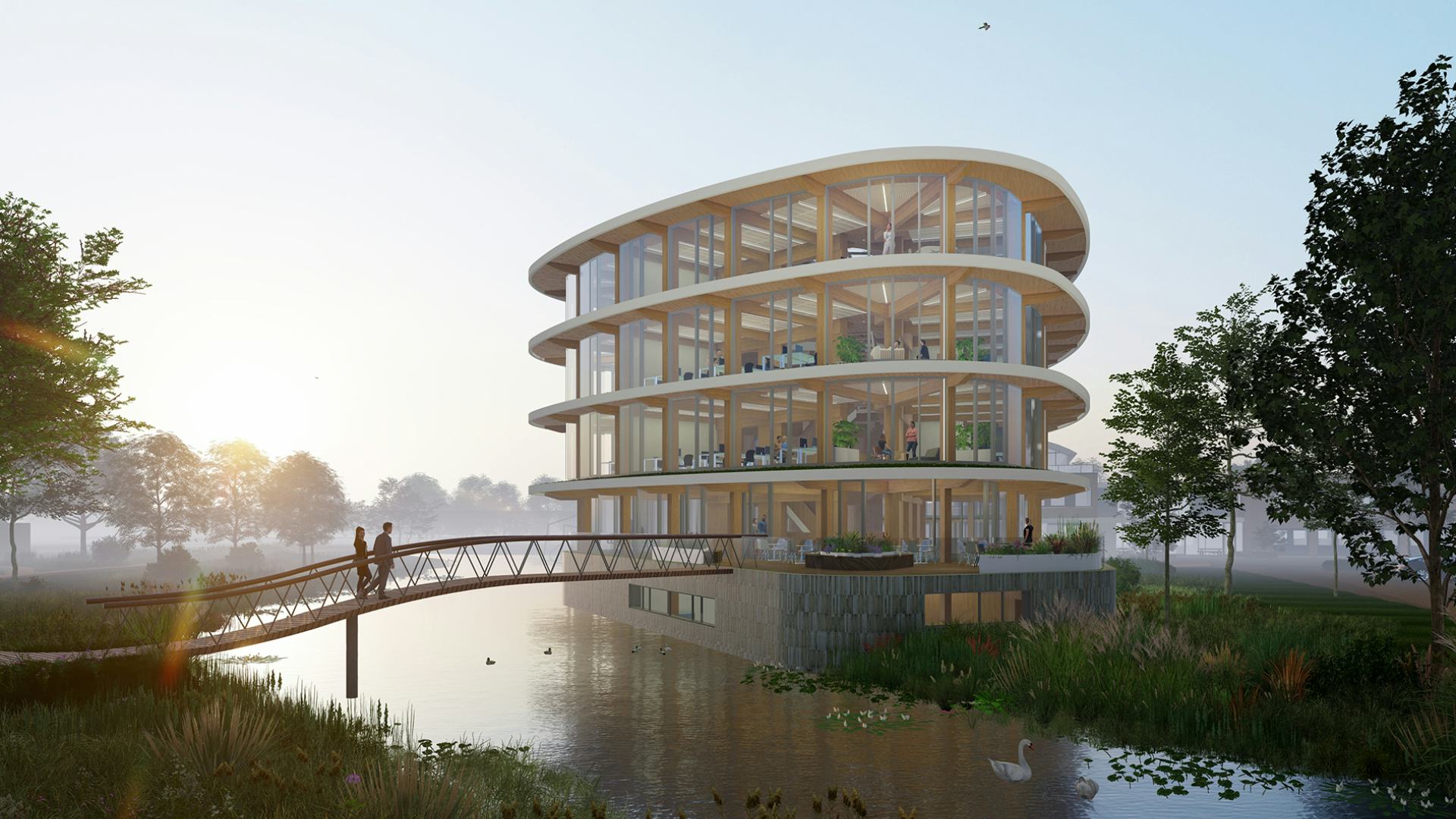 Uitbreiding kantoorpand in Stolwijk door Kolpa Architecten