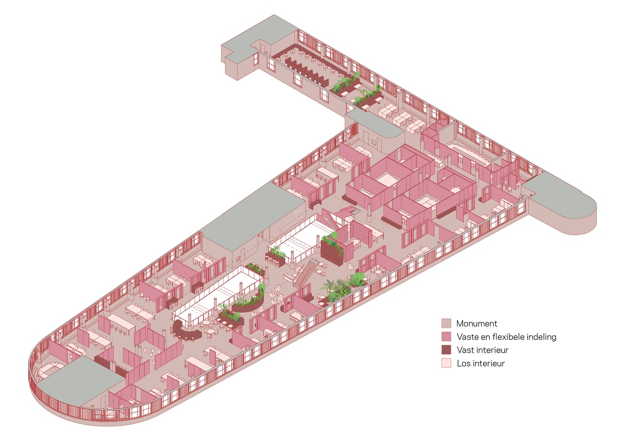 Axometrie 5e verdieping