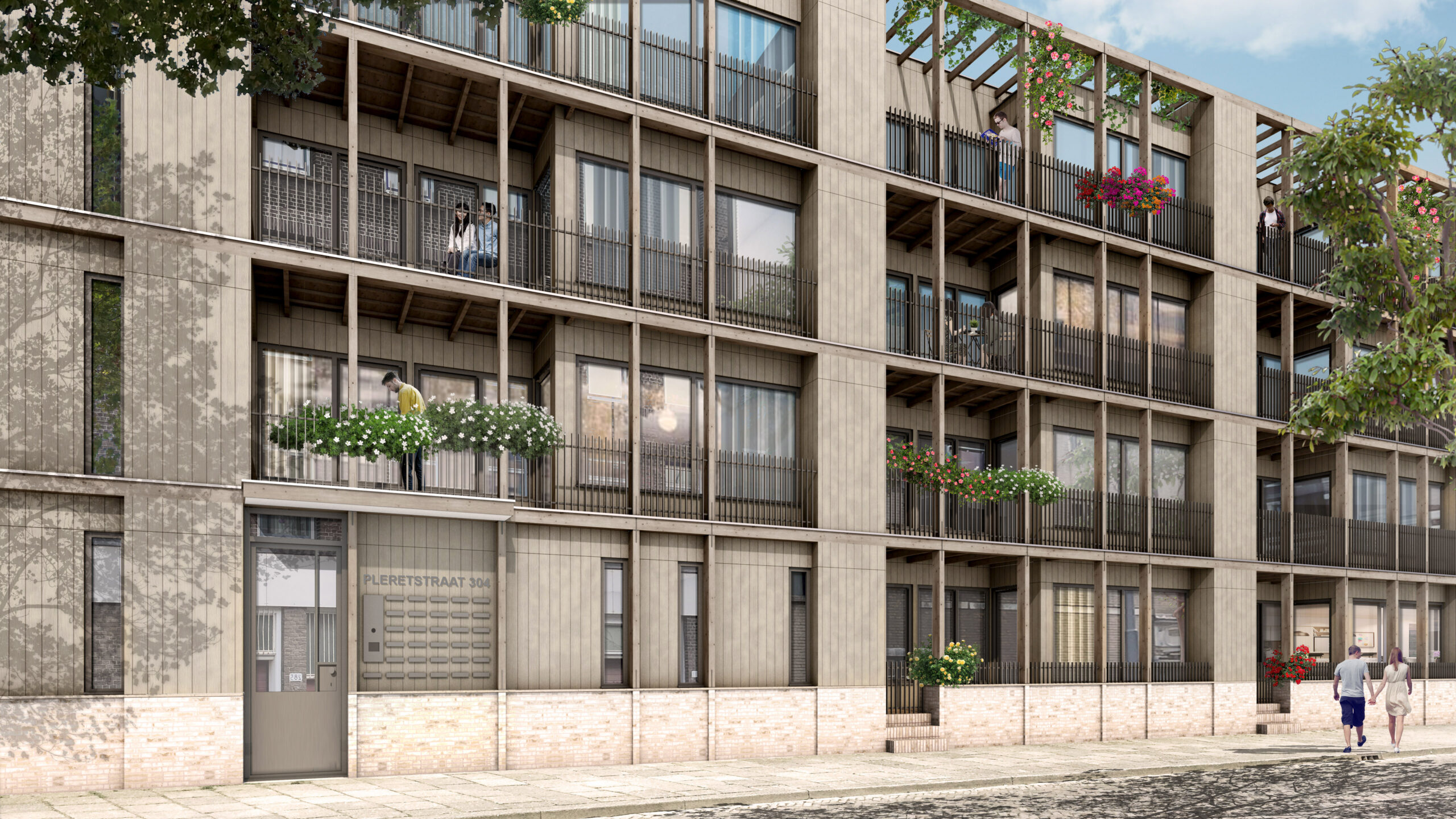 Impressie inbreidingslocaties Crooswijk. Beeld KAW