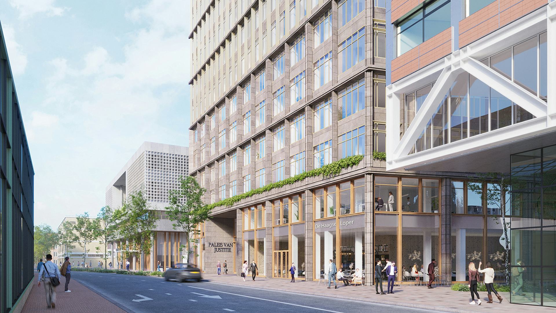 Ontwerp verbouwing Paleis van Justitie Den Haag bekend