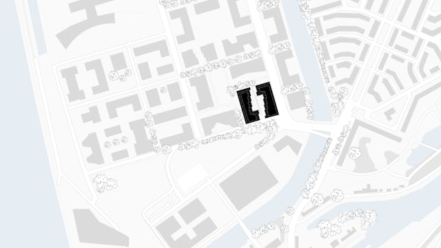 Situatie. Tekening KCAP