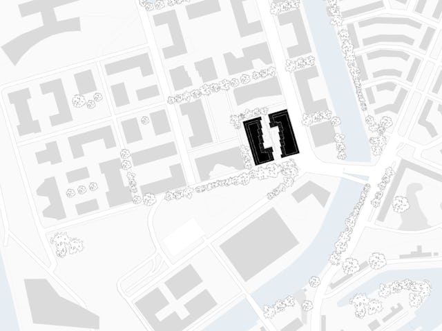 Situatie. Tekening KCAP