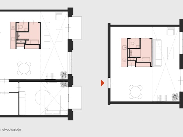 Woningplattegrond De Meester door INBO