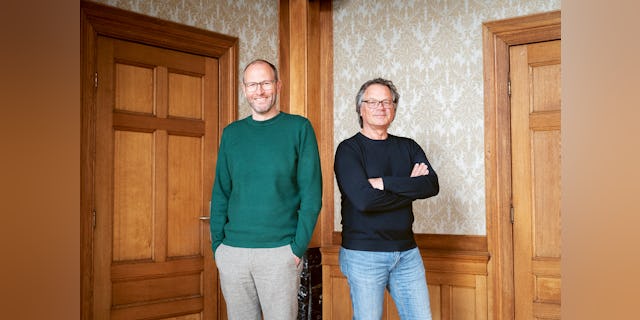 Reimar von Meding en Henk Kieft. Beeld David Vroom 