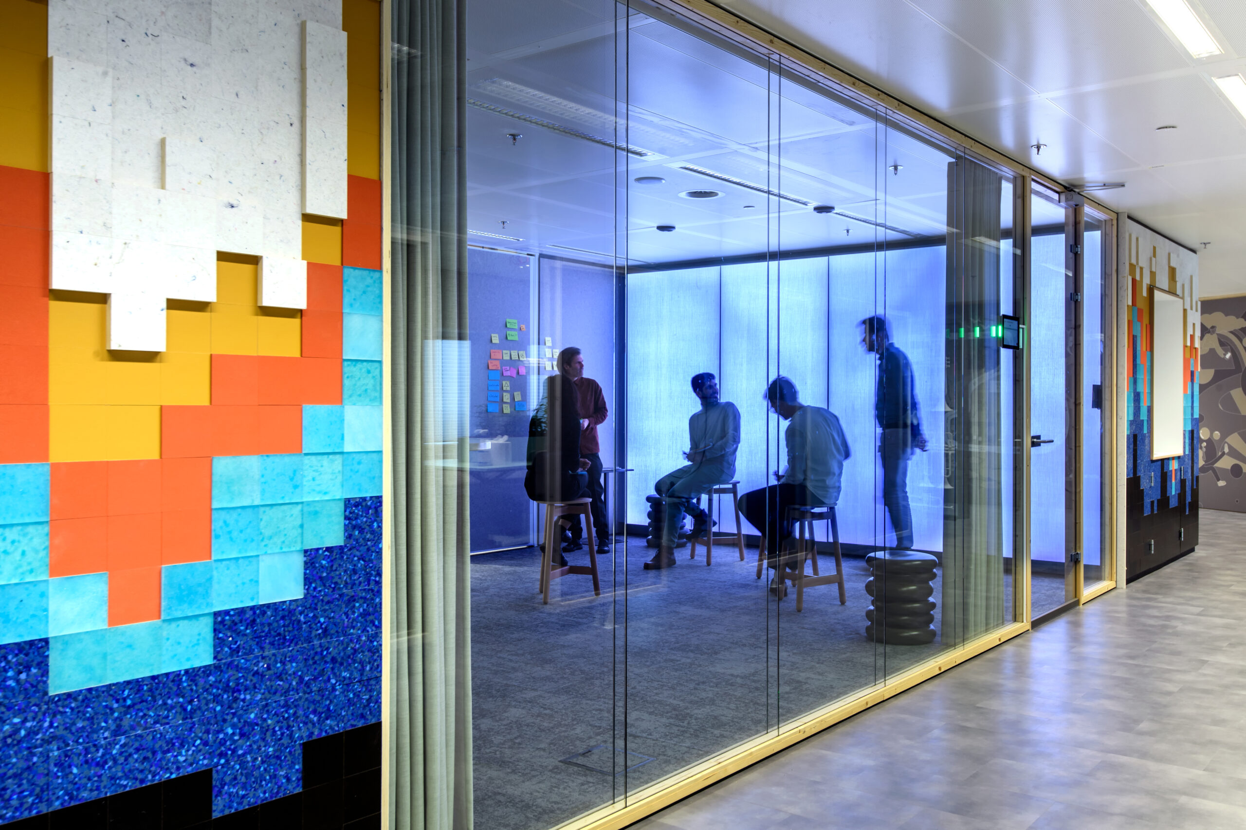 Interieur Fokkema en Partners x Silo. Beeld Mike Bink