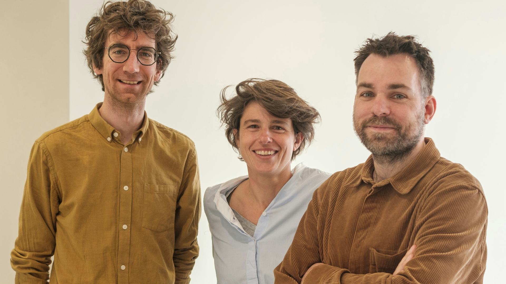 V.l.n.r. Tim Brans, Caro van de Venne en Albert Dijk. Beeld Frederico Silverio Marques