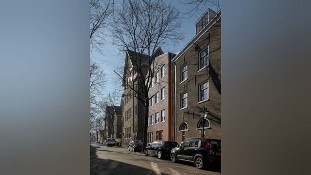 Straatwand middelste gracht. Beeld MWA Hart Nibbrig