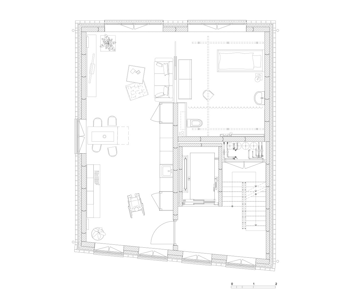 Indeling 1e-3e verdieping