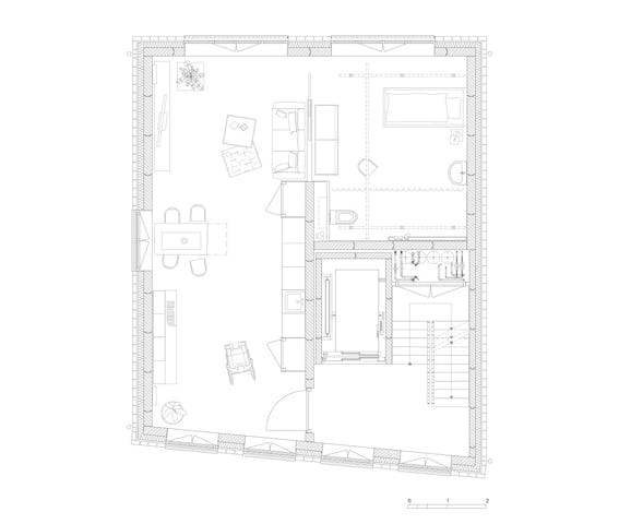 Indeling 1e-3e verdieping