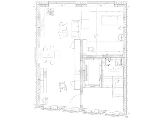 Indeling 1e-3e verdieping