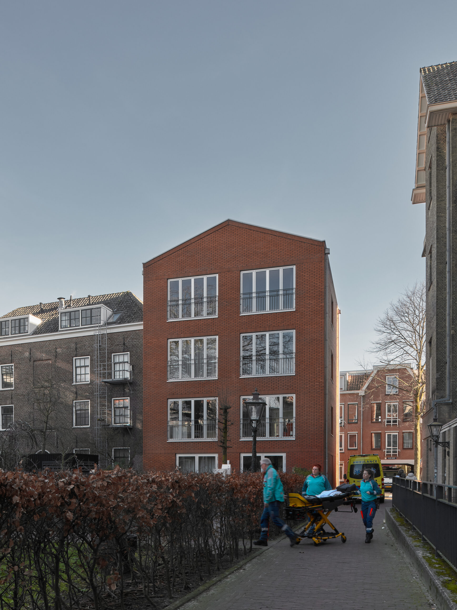 Achtergevel met zorg. Beeld MWA Hart Nibbrig