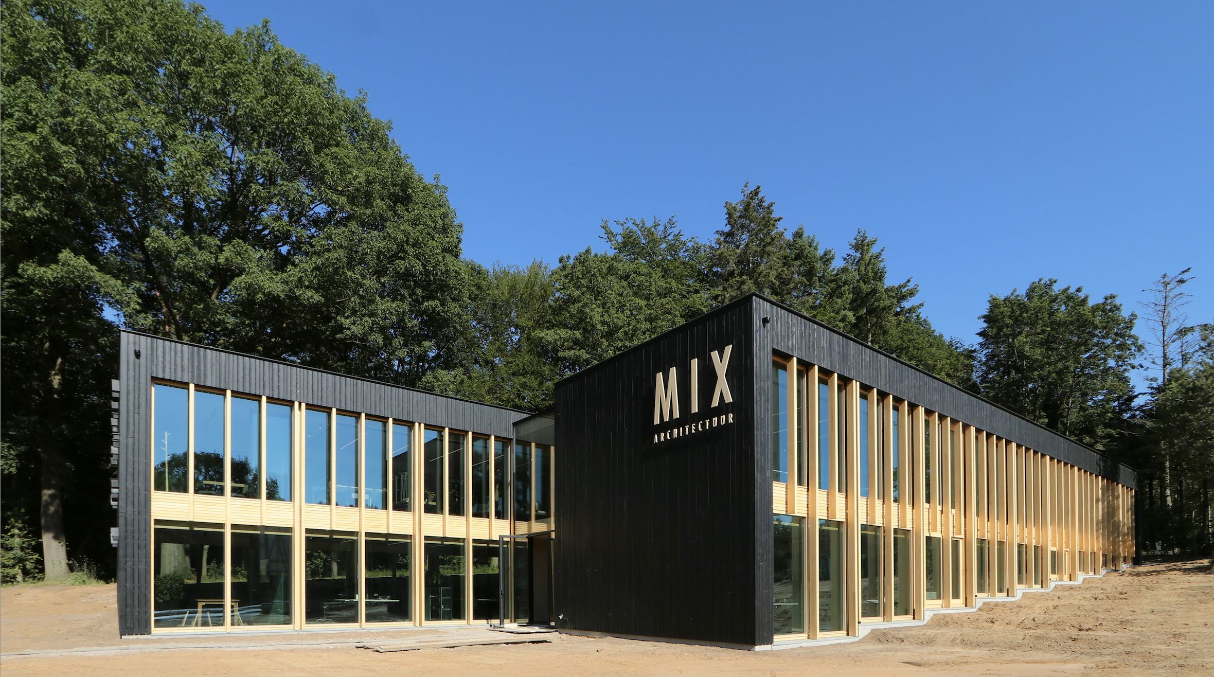 Het nieuwe kantoor van MIX architectuur in Ede. Beeld MIX architectuur