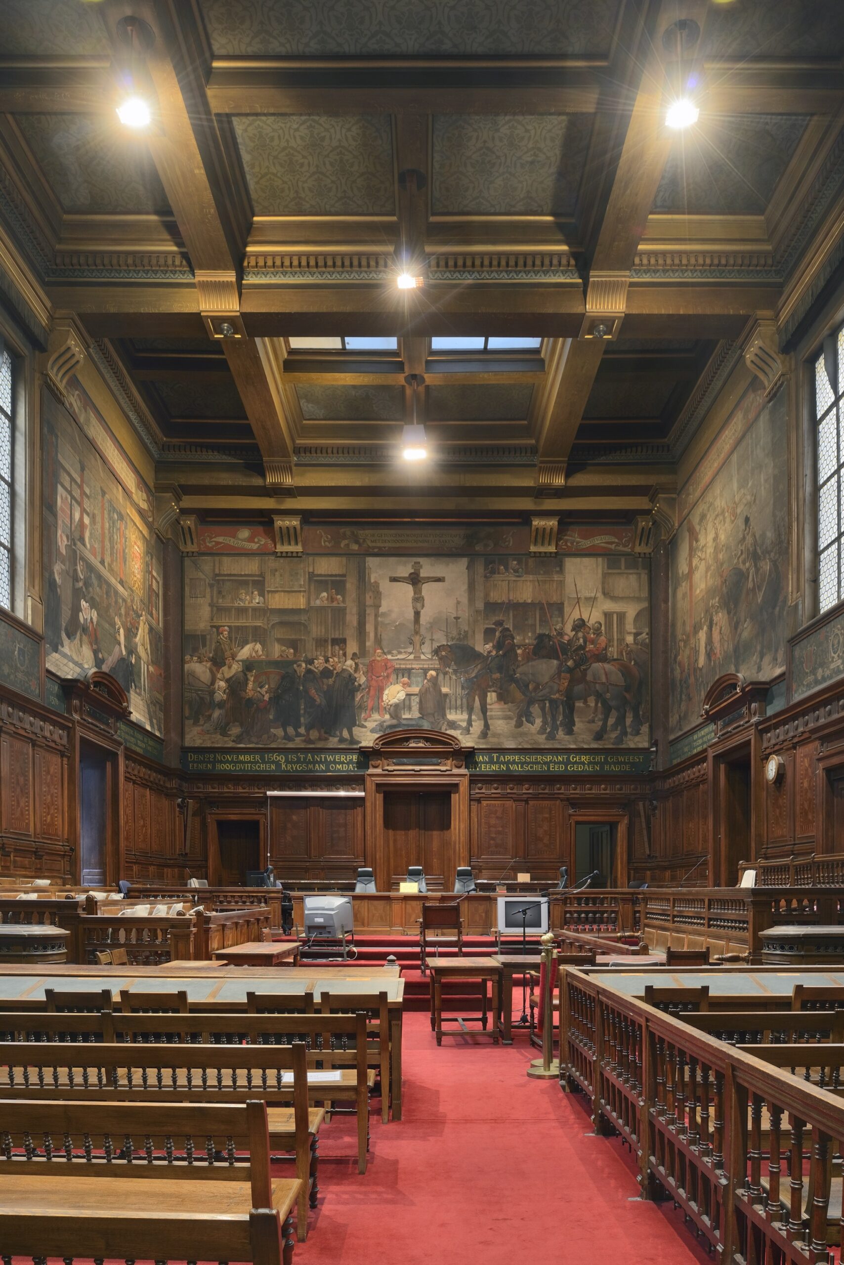 Assisenzaal. Beeld Pieterjan Franck