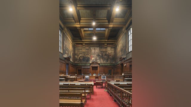 Assisenzaal. Beeld Pieterjan Franck