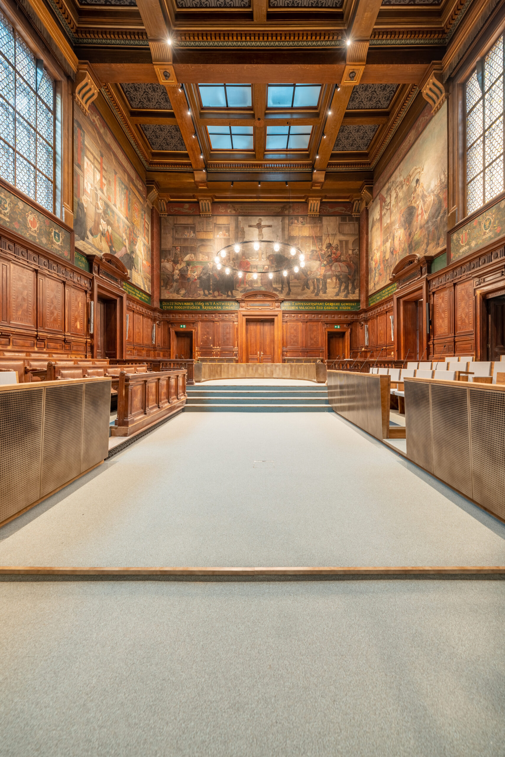 Assisenzaal_frontaal. Beeld Pieterjan Franck