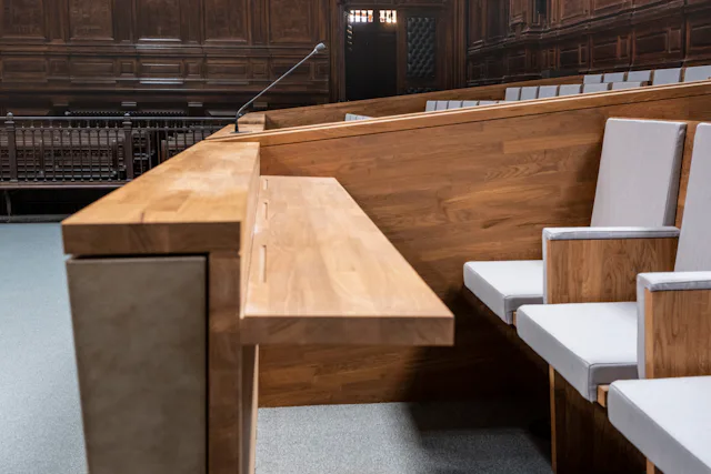 Meubel Assisenzaal. Beeld Marge