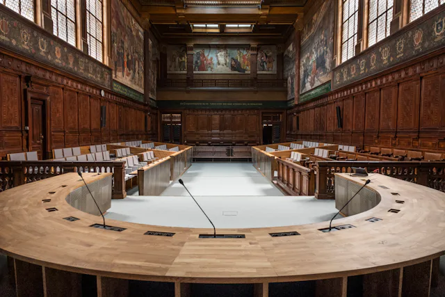 Meubel Assisenzaal. Beeld Marge