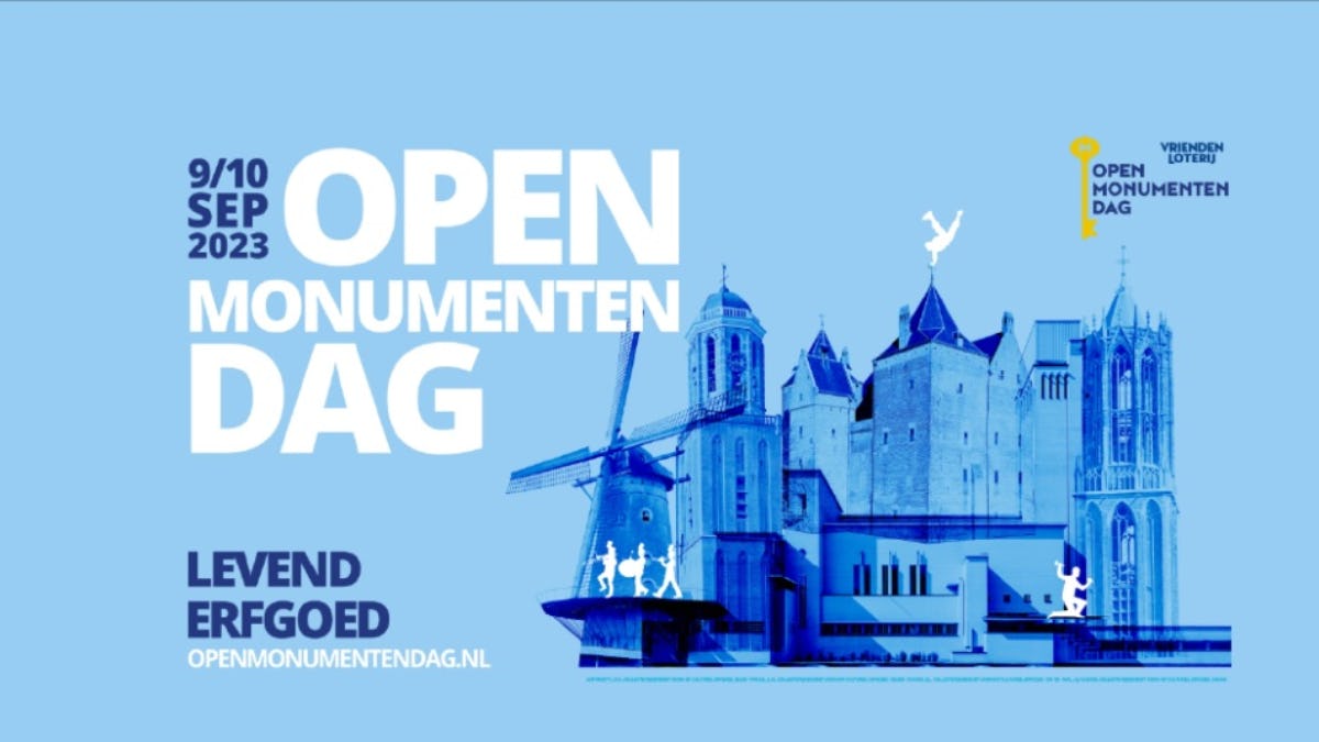 'Levend erfgoed' thema Open Monumentendag 2023