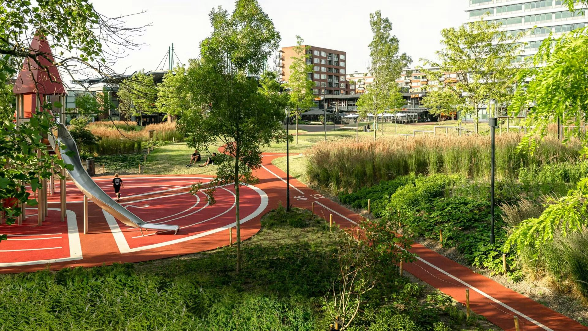 Bogaardplein Rijswijk door Delva landscape architecture en urbanism. Beeld Sebastian van Damme 