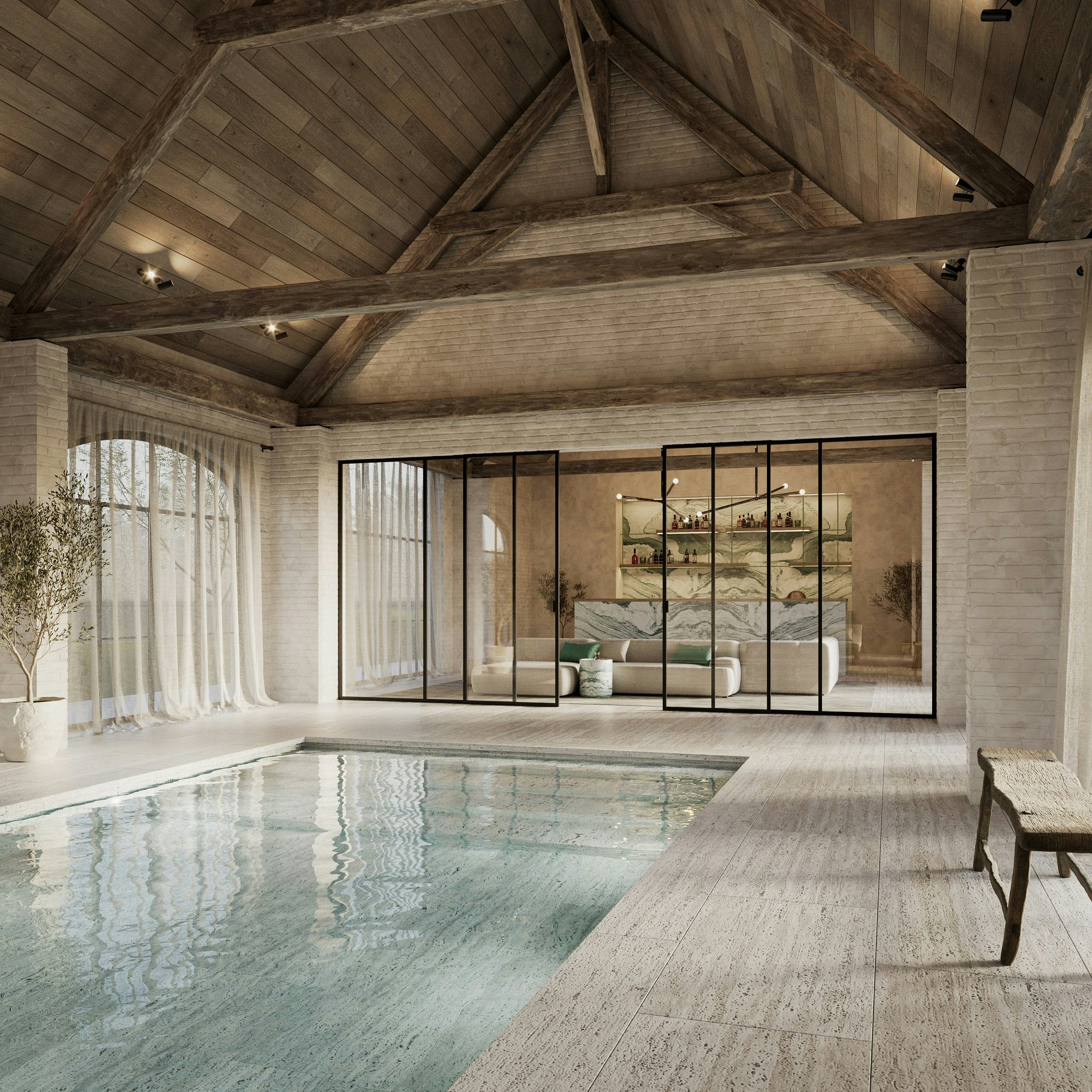 Een glaswand met schuif- of draaideur? Zo behoud je het strakke design