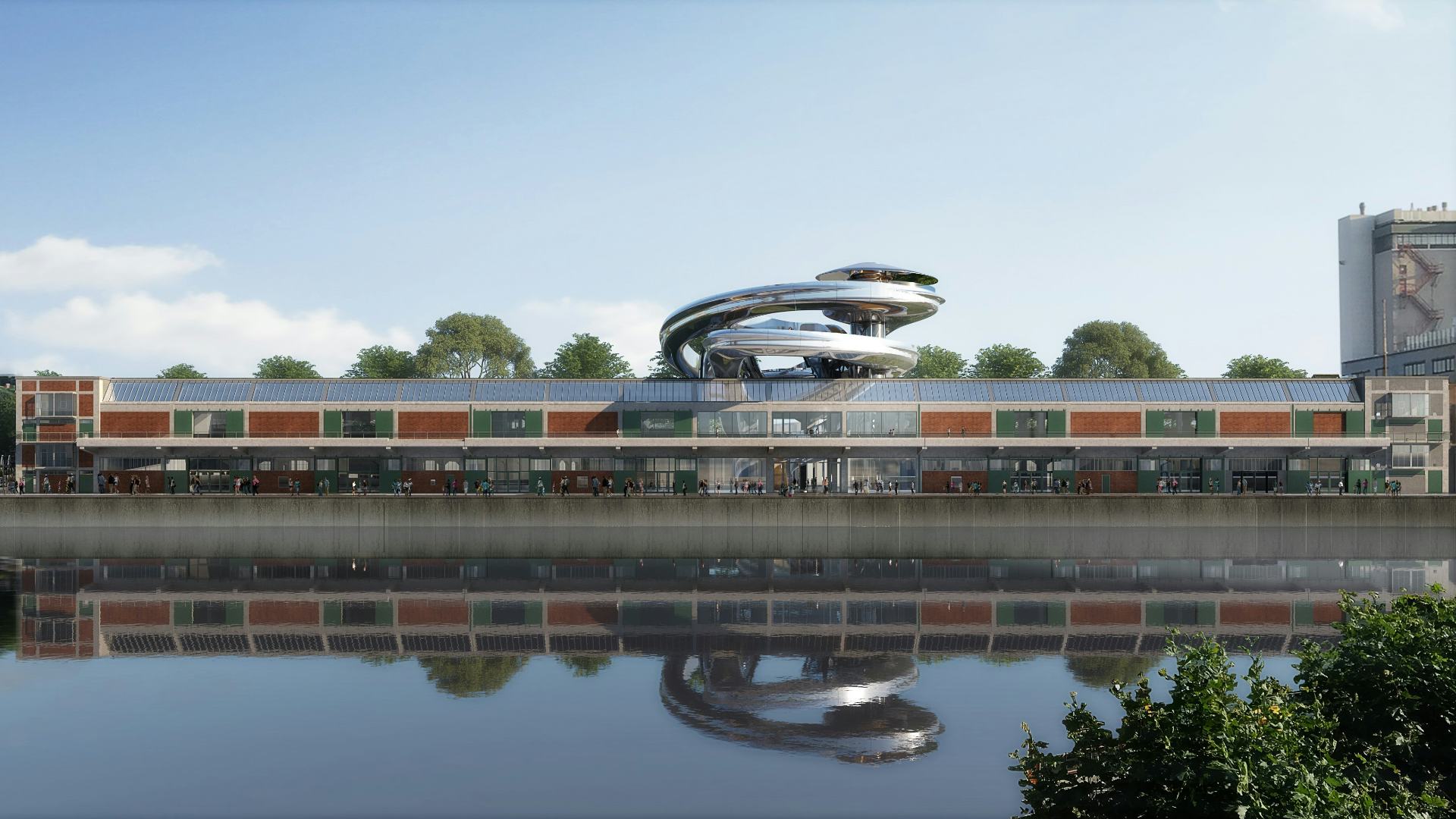 Impressie Fenix Waterfront. Beeld MAD Architects