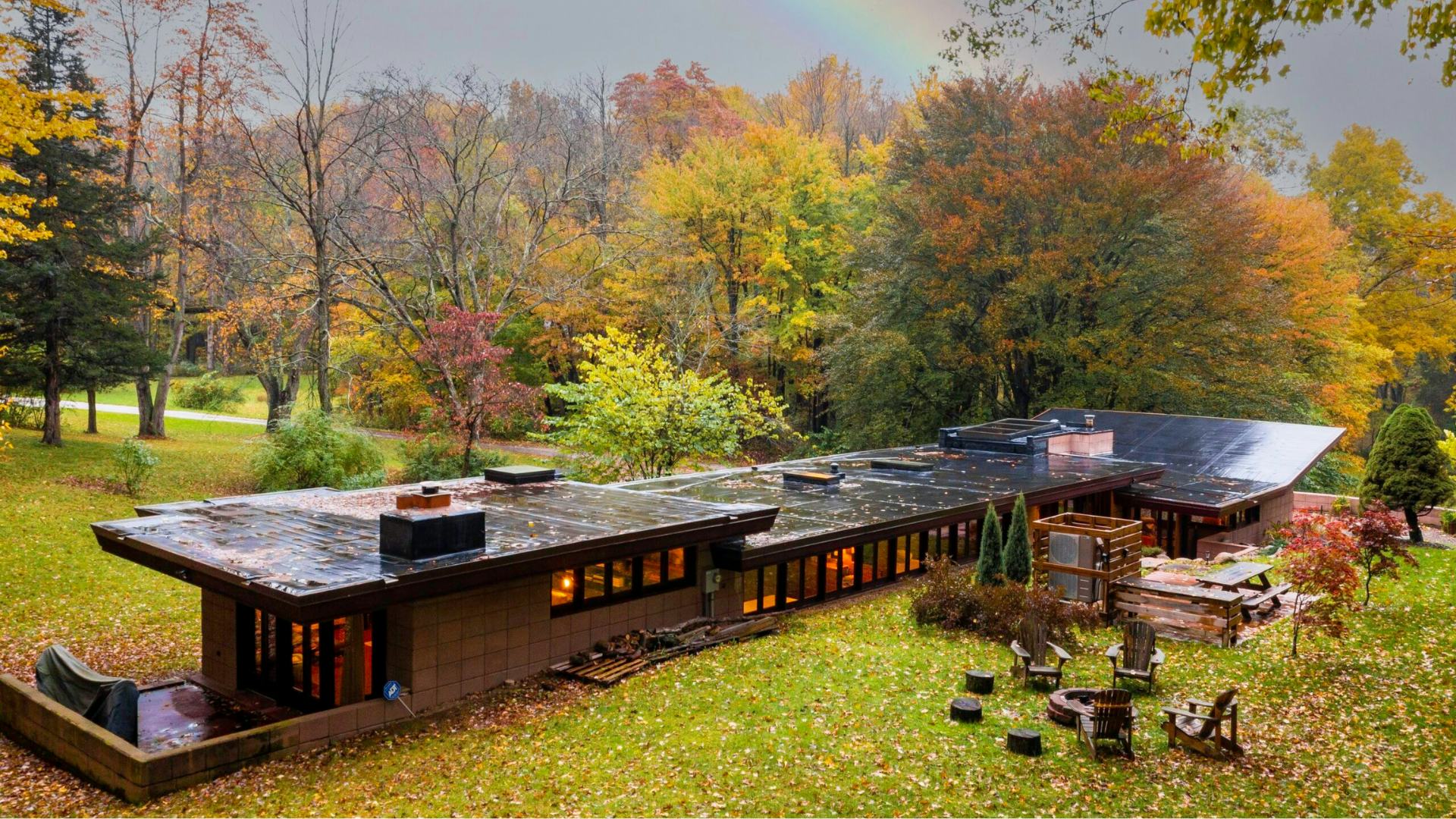 Het Samuel Eppstein House, naar ontwerp van Frank Lloyd Wright. Beeld Emilene Leone
