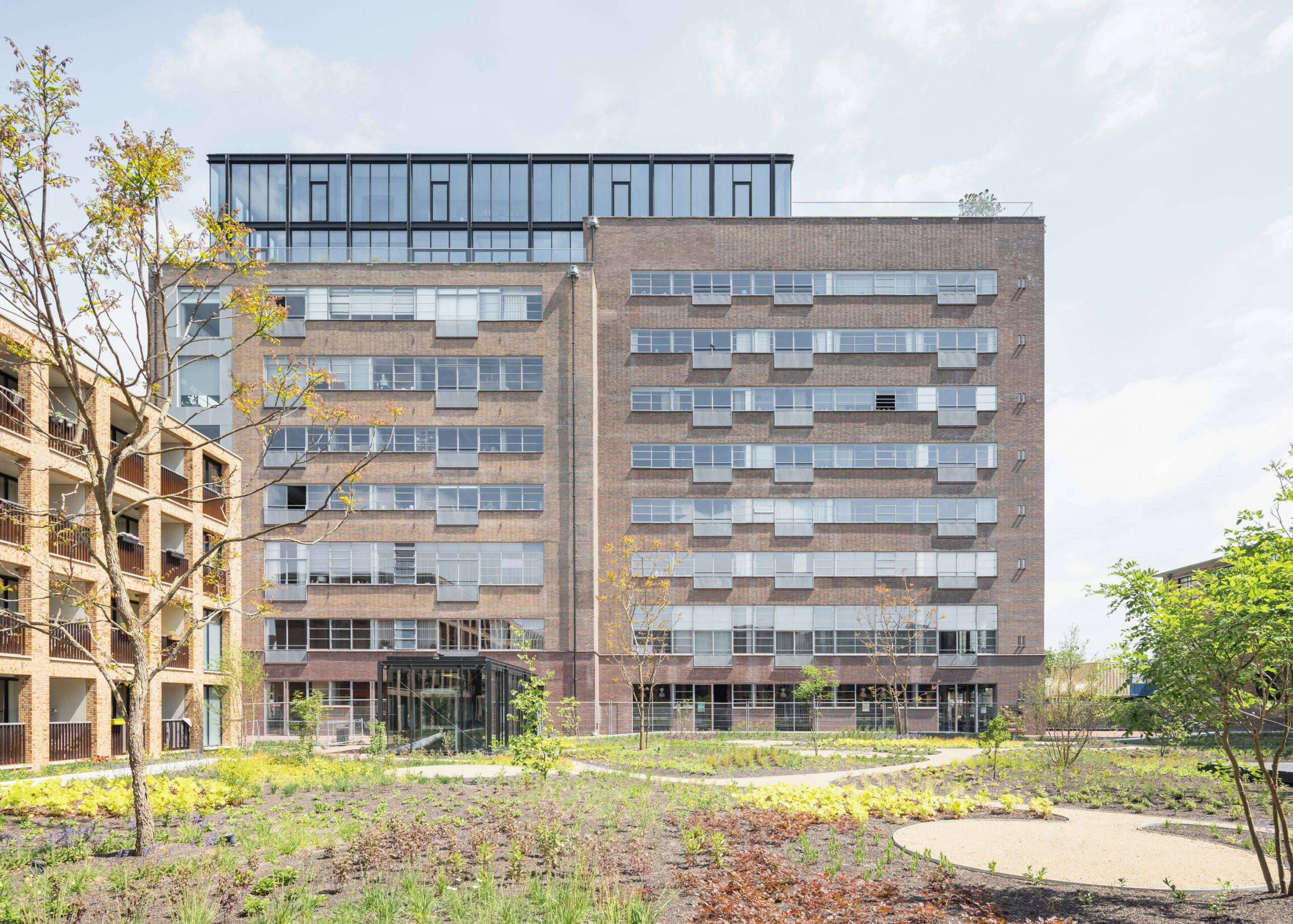 Molengebouw en Riffellokaal, onderdeel van de Meelfabriek. Beeld Corentin Haubruge
