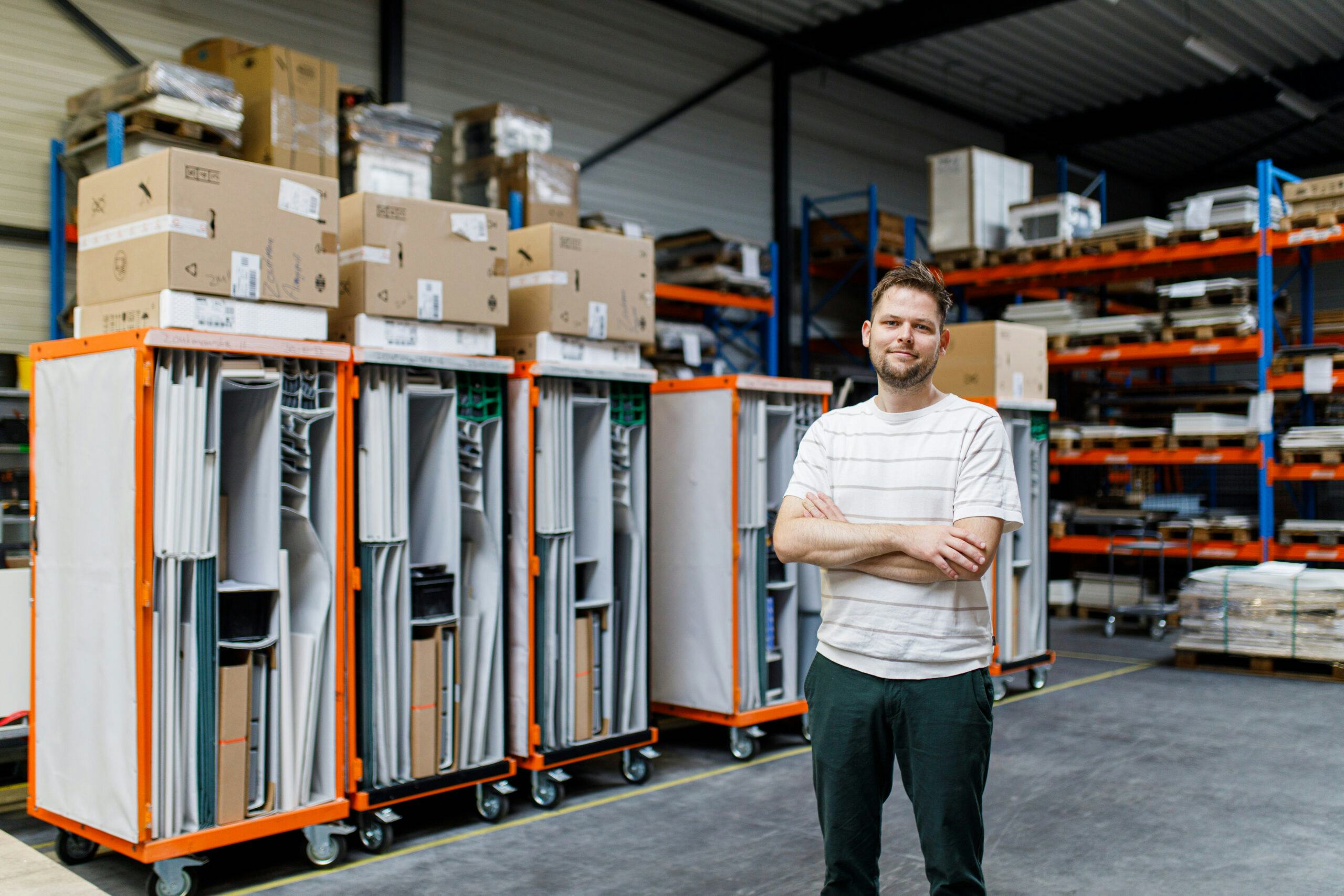 Simon Rombouts, medeoprichter en CEO van Chainable. Beeld David Meulenbeld