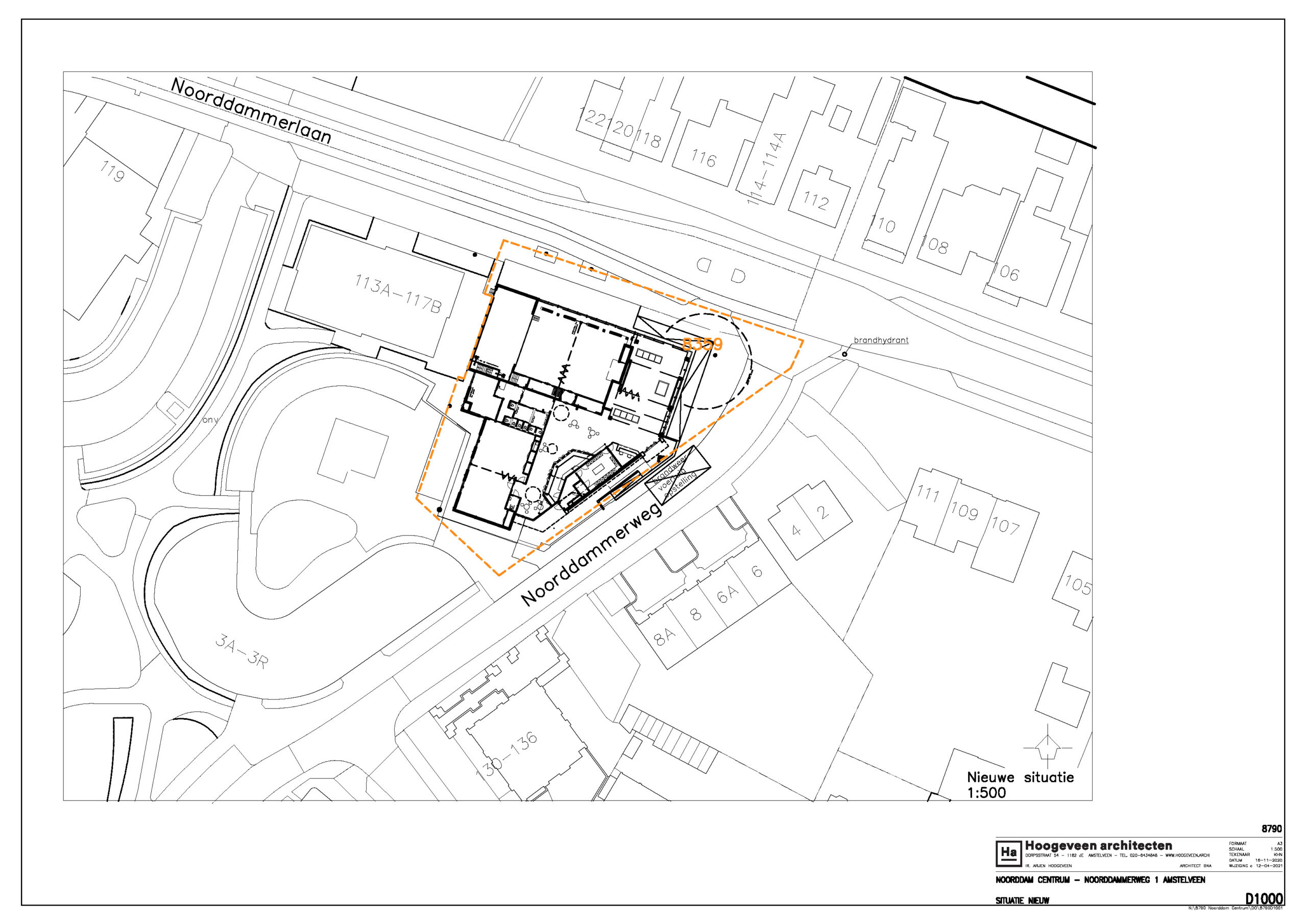 Noorddam Centrum. Beeld Arjen Hoogeveen