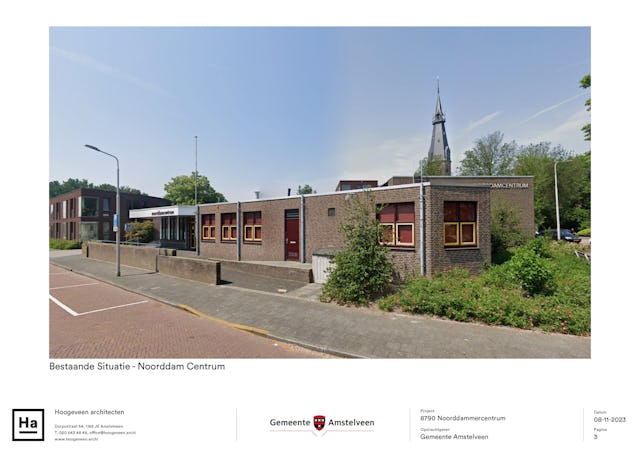 Oude situatie. Beeld Hoogeveen architecten