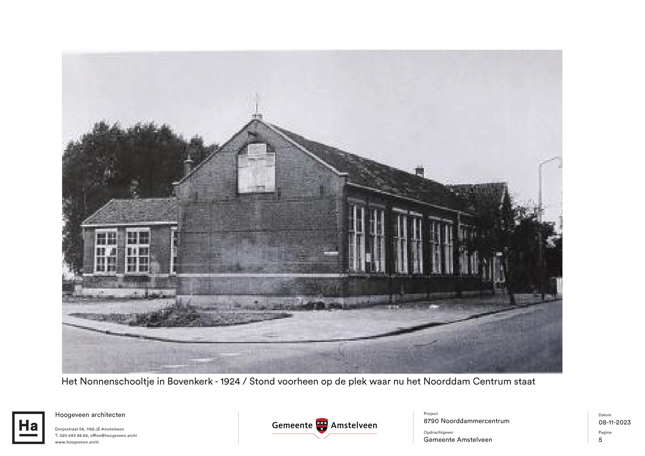 Nonnenschooltje. Beeld Hoogeveen architecten