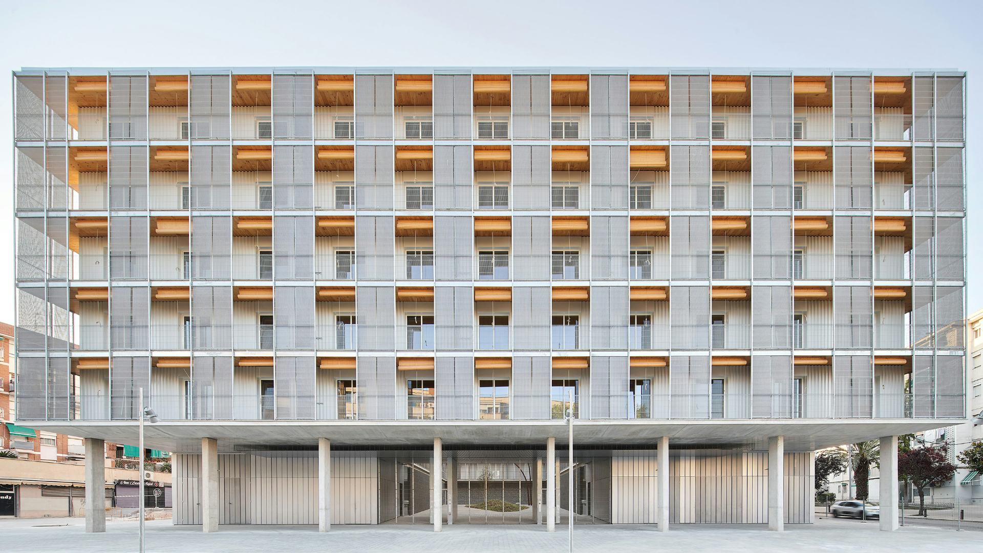 Sociale woningbouw in hout, Barcelona - Studio Peris+Toral Arquitectes