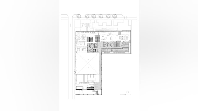 Plattegrond begane grond. Beeld Fokkema & Partners