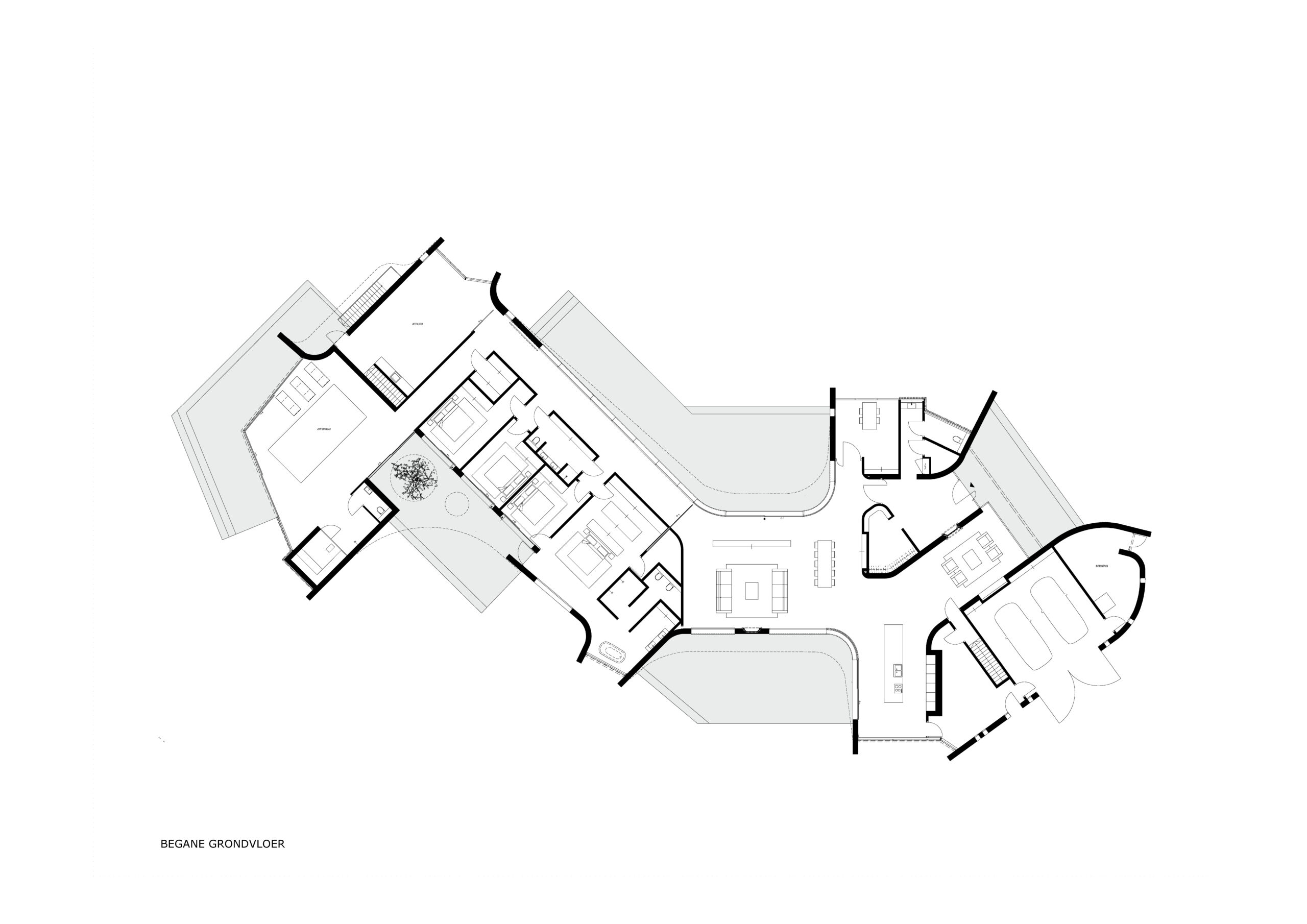 Plattegrond door ZILT architecten