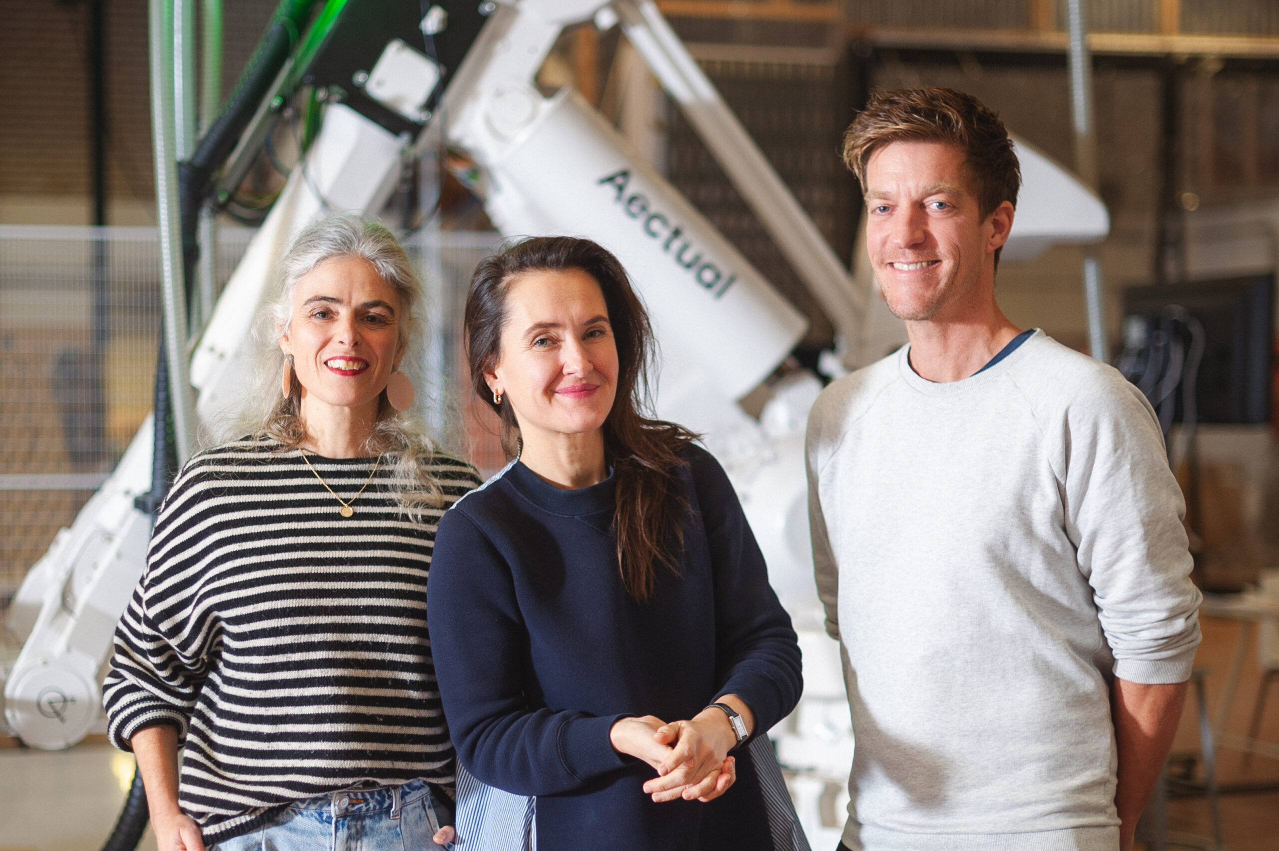 Aectual oprichters v.l.n.r.: Martine de Wit, Hedwig Heinsman en Hans Vermeulen. Beeld DRTMNT