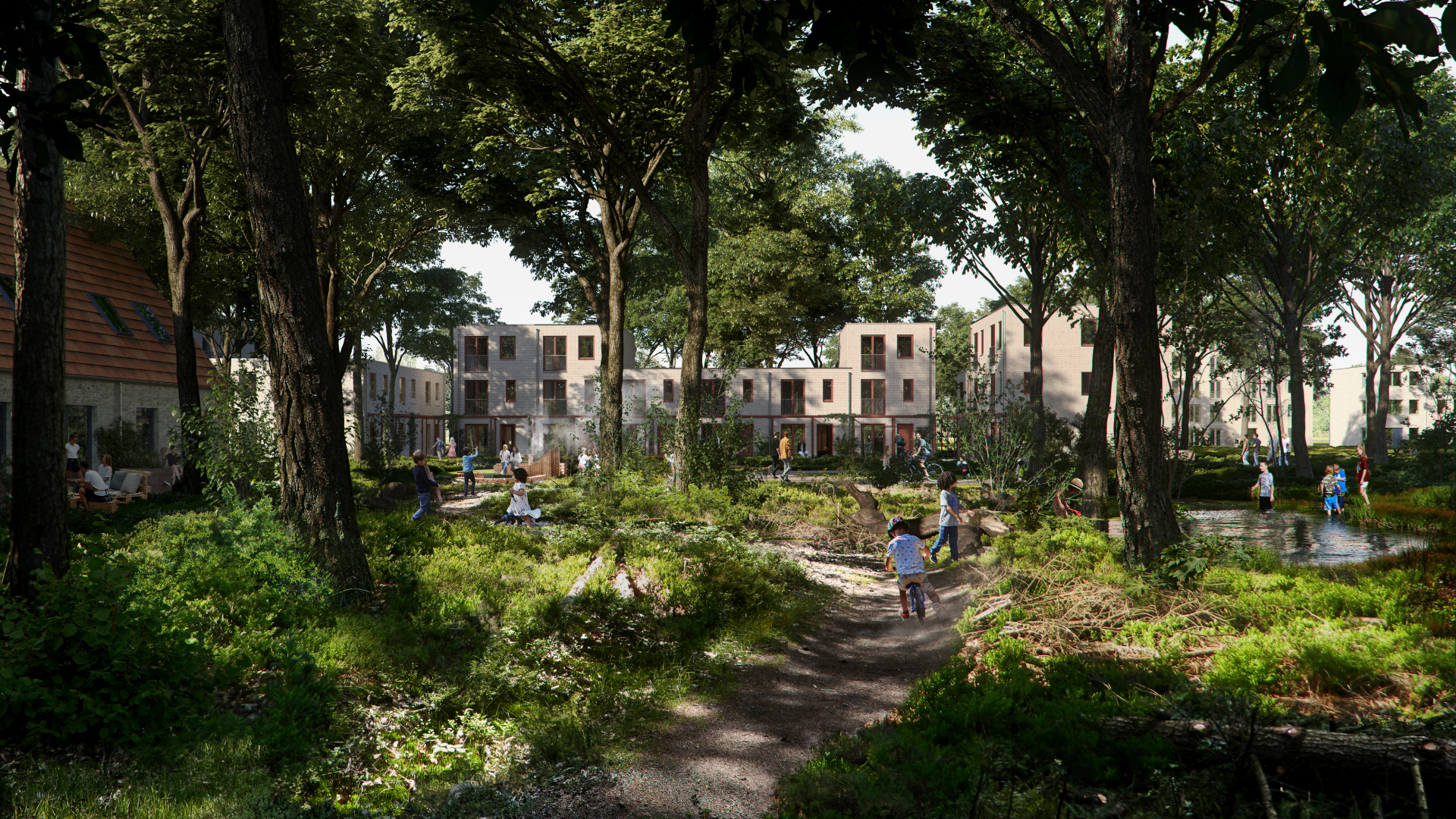 KOW, Van Tuijn Stedenbouw, Boom Landscape, Werkstatt en Scheepers en Renee winnen tender De Fellingen Fase 1 in Leeuwarden