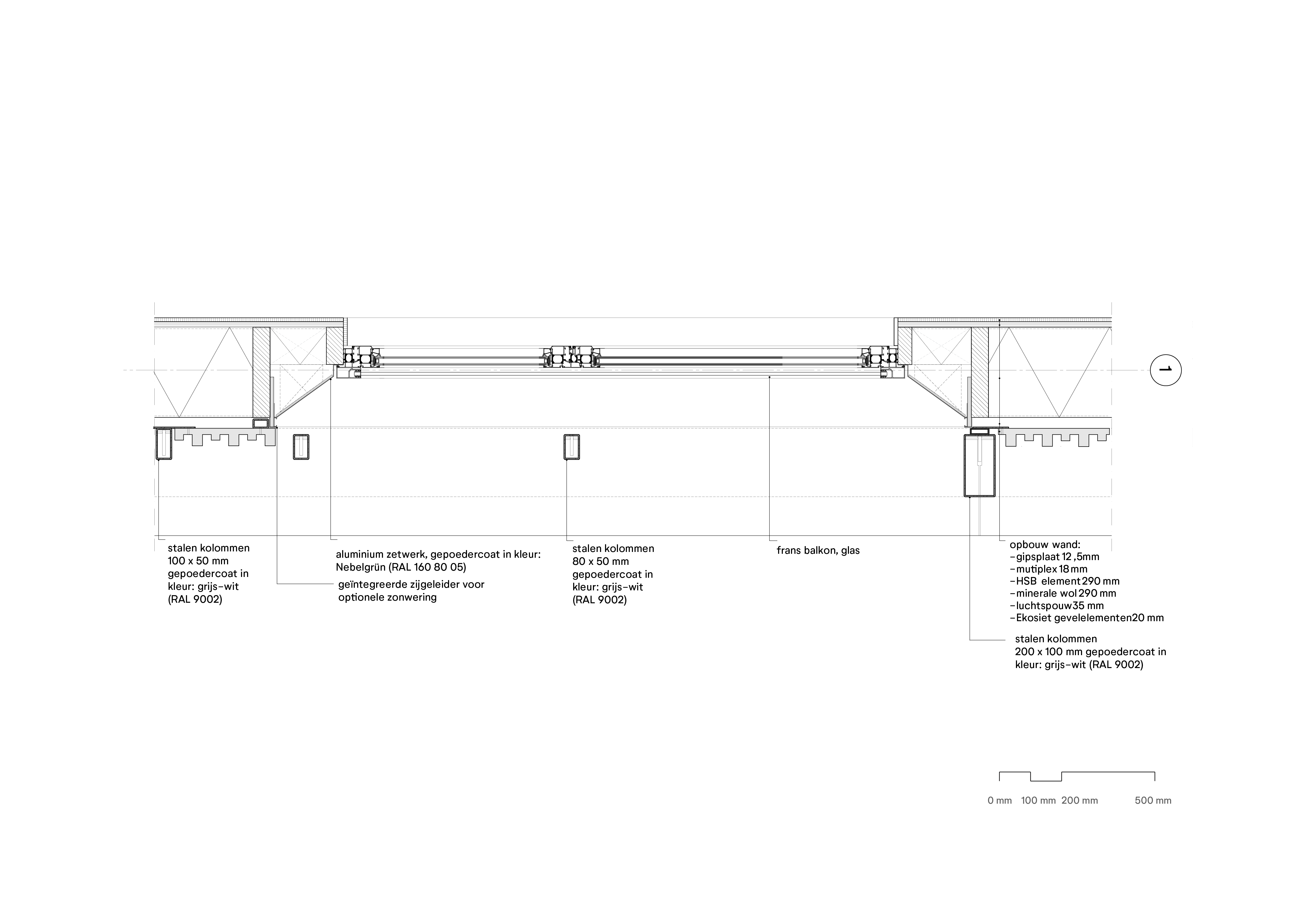 Geveldetail plattegrond