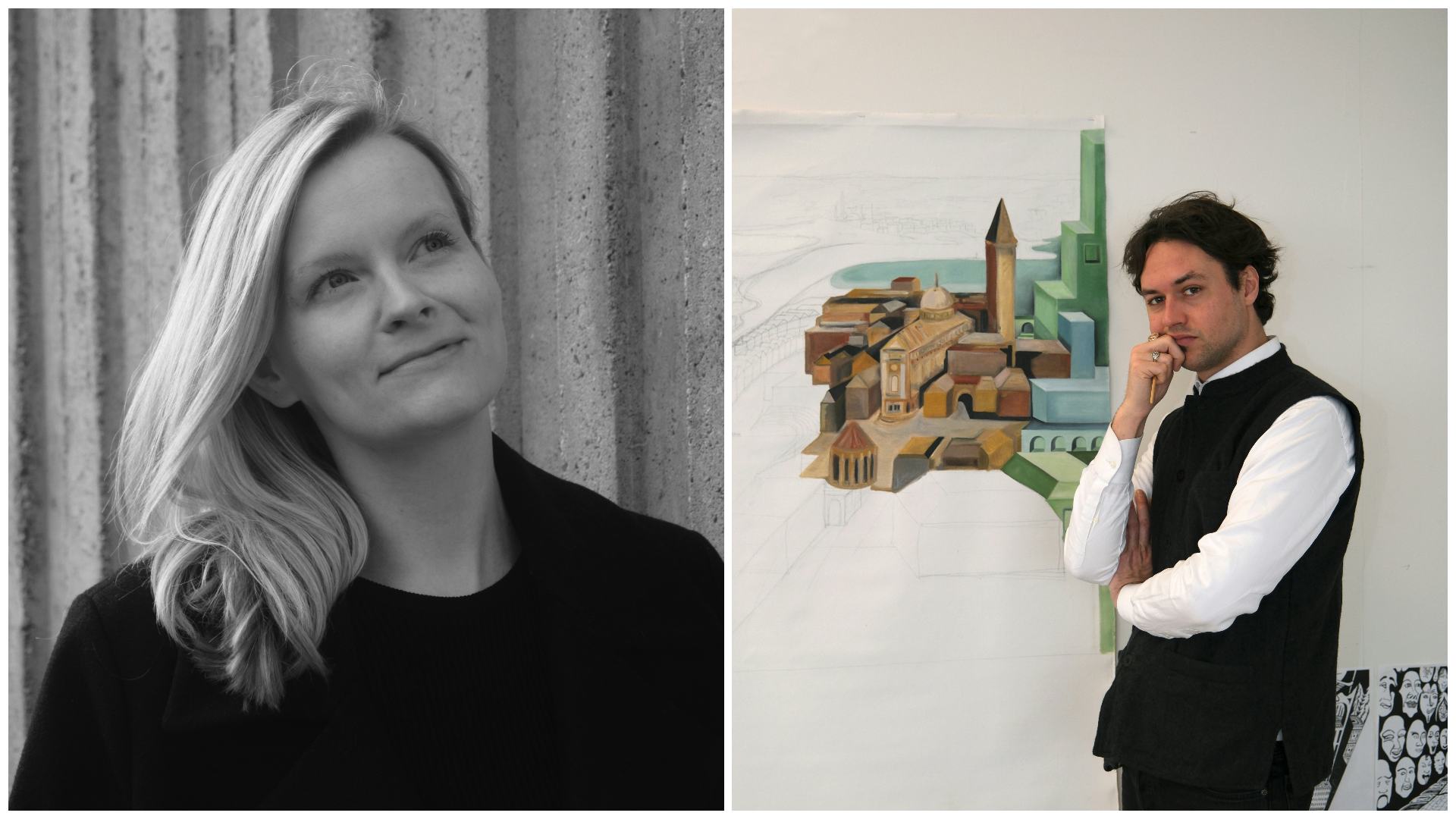 Jacopo Grilli en Carolien Schippers en Jacopo Grilli. Beeld Kitty de Jong