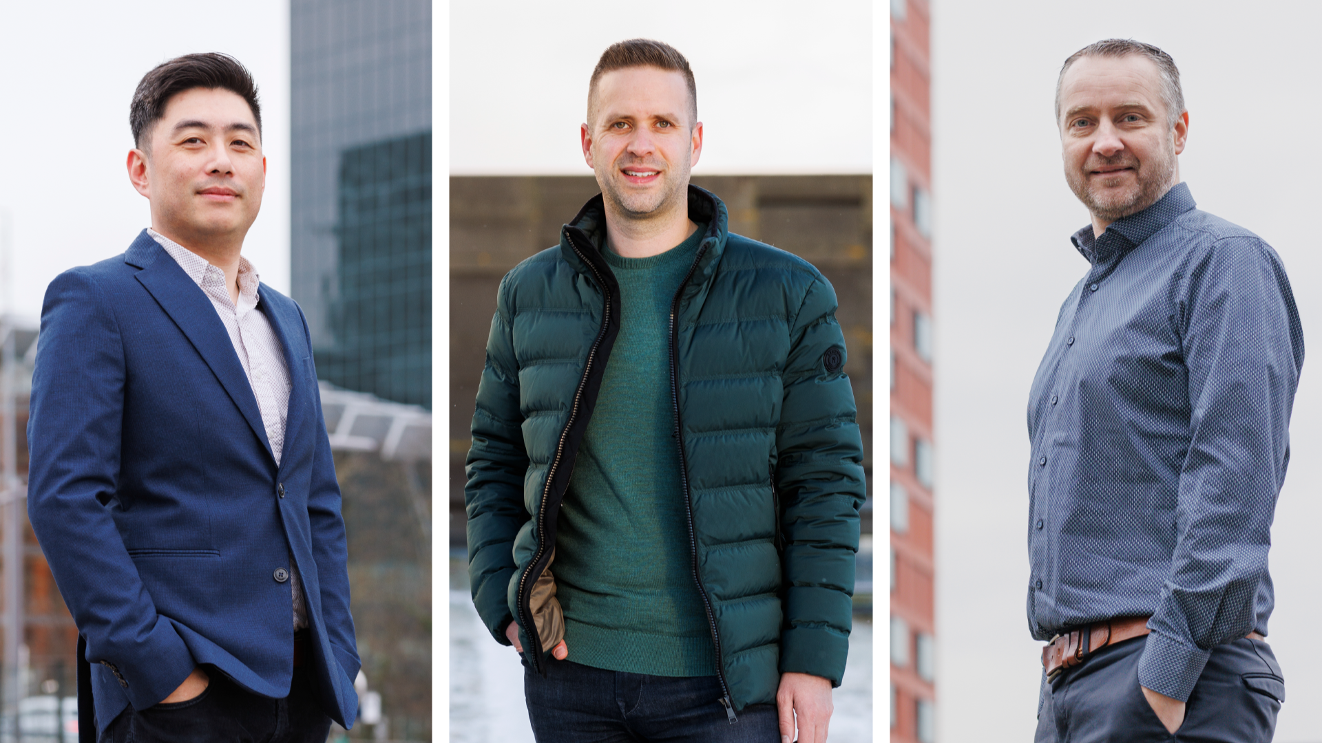 V.l.n.r.: XiaoBin Chi, Fokke de Vries en Bart van Berlo. Beeld Jordi Huisman