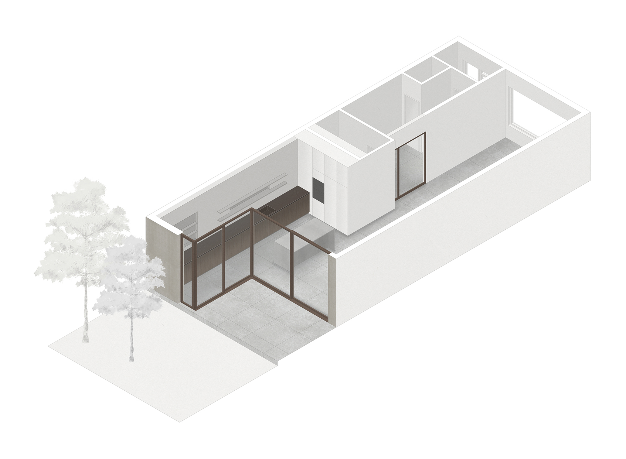 Axonometrie. Beeld Serge Schoemaker Architects