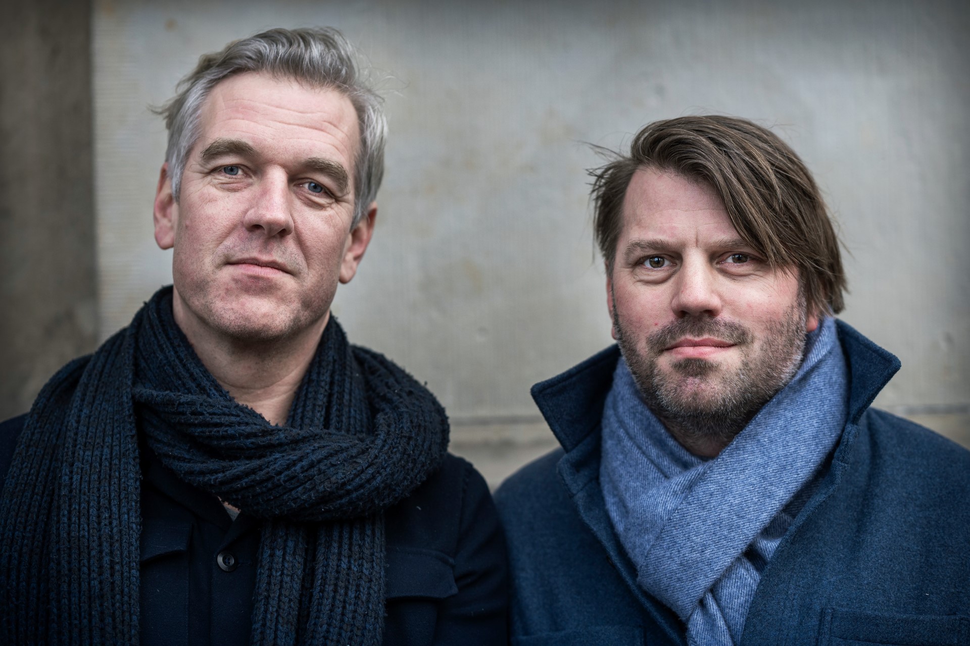 Ben van der Meer (l) en Michiel Van Driessche (r). Beeld Corné Sparidaens