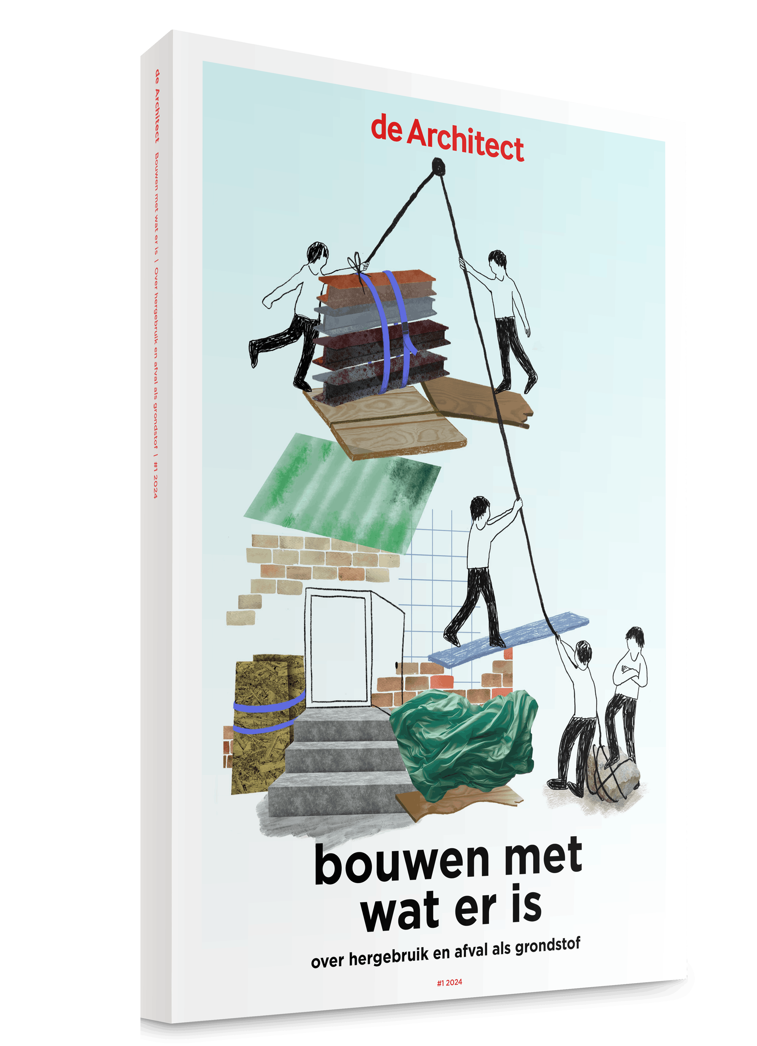 Magazine van de Architect over bouwen met afval