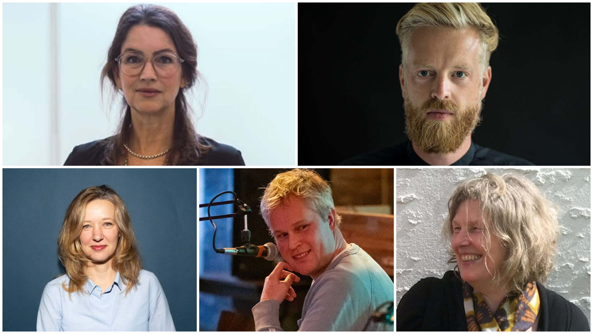 V.l.n.r. Sabine Lebesque, Ard Hoksbergen, Floortje Keijzer, Peter Michiel Schaap en Mechtild Stuhlmacher. Beeld de Architect